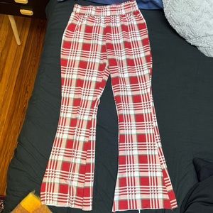 Medium Red flare leg pants